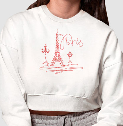 Moletom Cropped - Paris