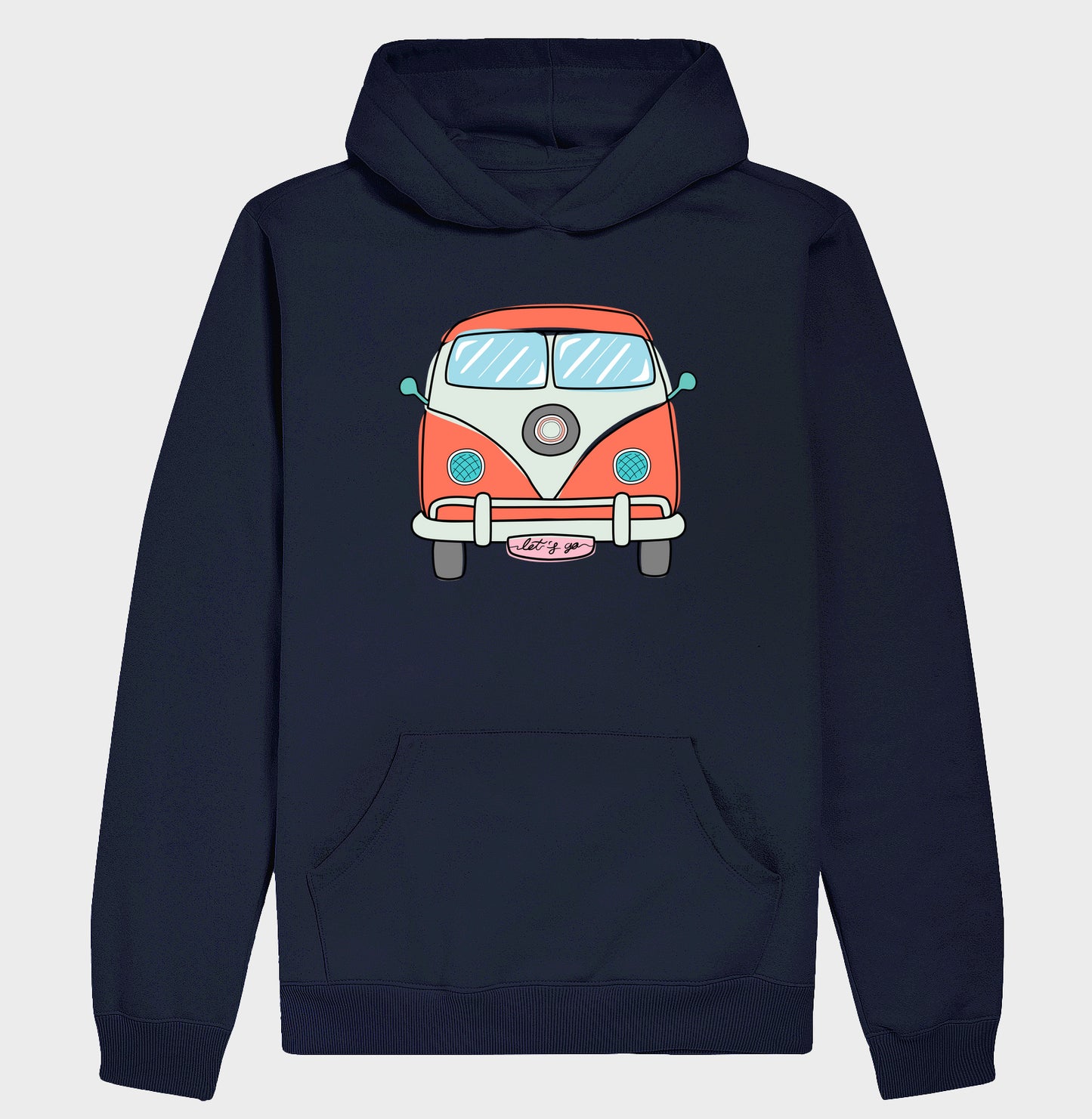 Moletom Hoodie - Kombi Laranja