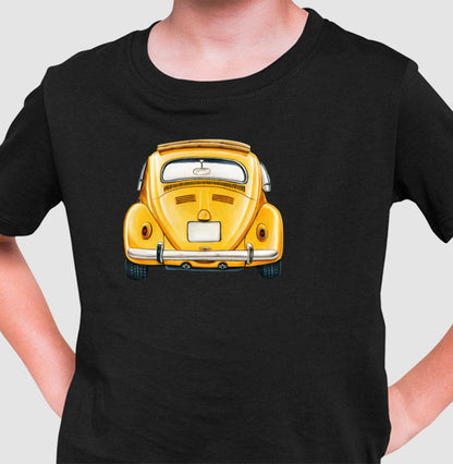 Camiseta Infantil - Fusca Amarelo