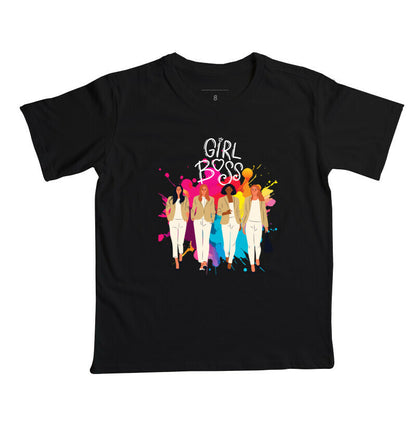 Camiseta Infantil - Girl Boss Quézia