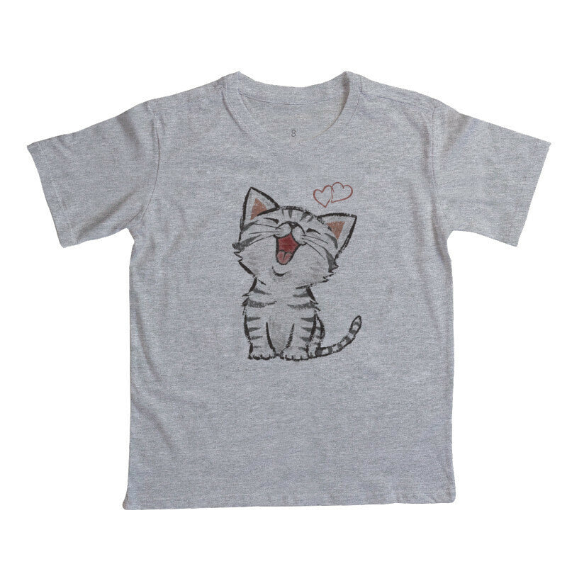 Camiseta Infantil - Gatinho