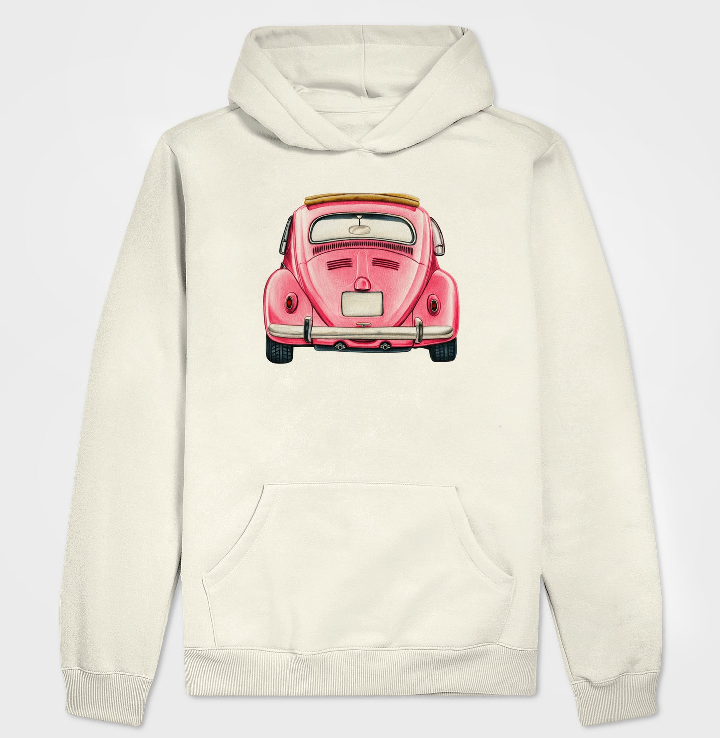 Moletom Hoodie - Fusca Rosa