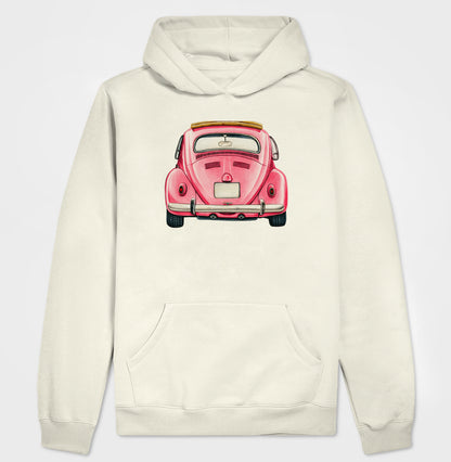 Moletom Hoodie - Fusca Rosa