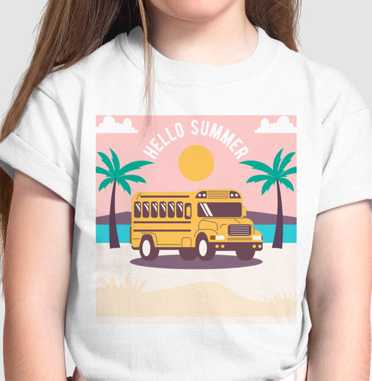 Camiseta Infantil - Hello Summer 2