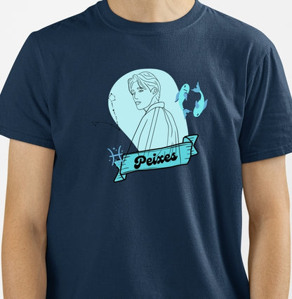 Camiseta - Peixes Homem