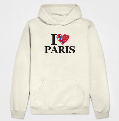 Moletom Hoodie - I love Paris