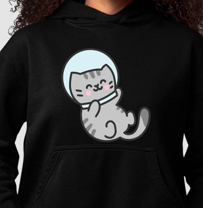 Moletom Hoodie - Gato Astronauta