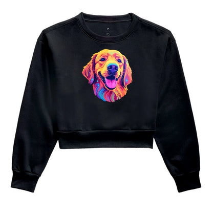 Moletom Cropped - Golden Retriever Color