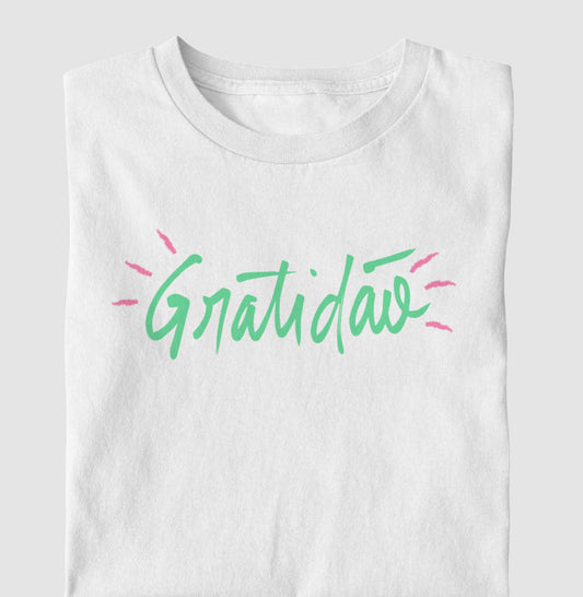 Camiseta Infantil - Gratidão Verde