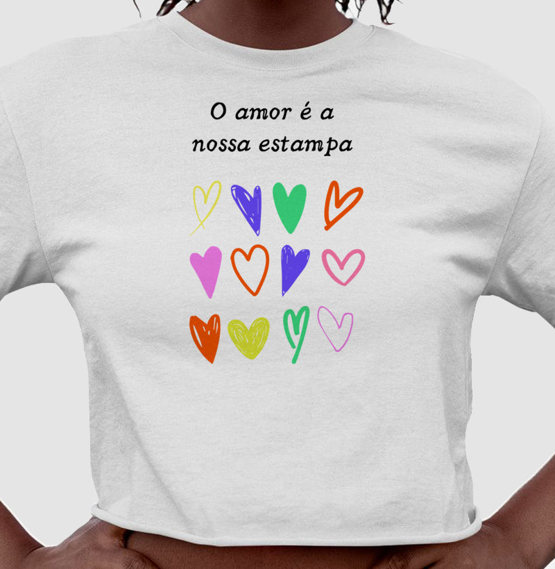 Cropped - Estampa Amor