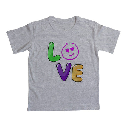 Camiseta Infantil - Love Emoji