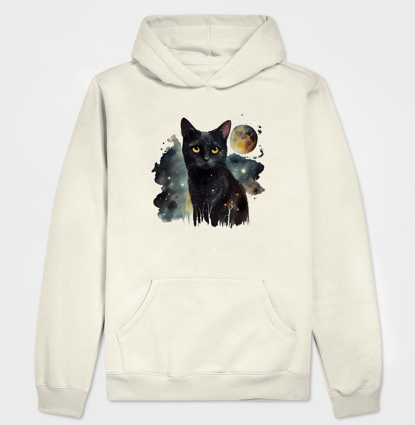 Moletom Hoodie - Gato Preto Luar