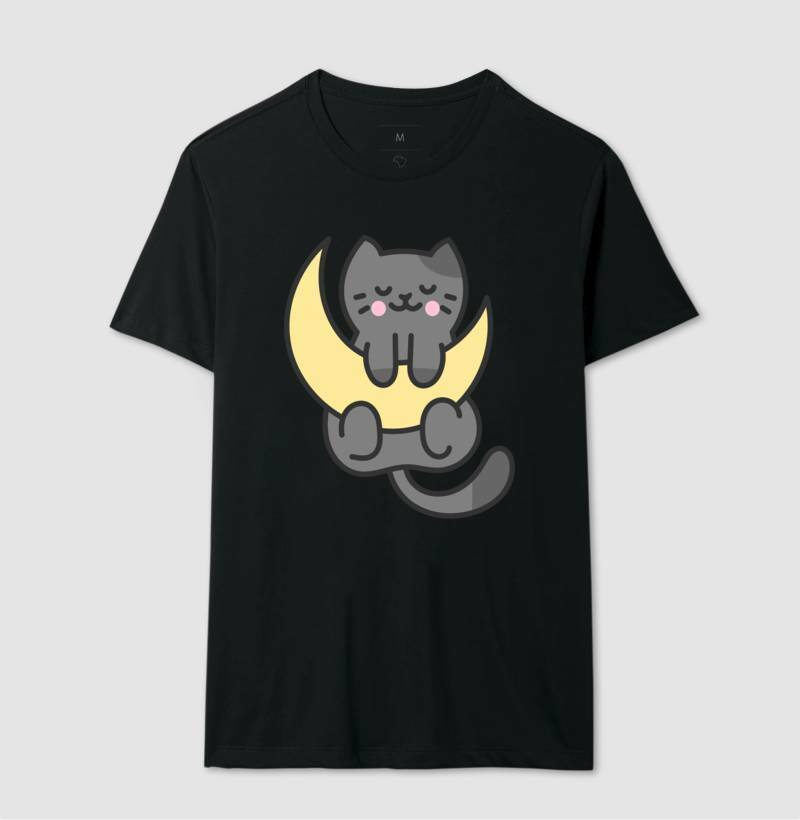 Camiseta - Gato Lua