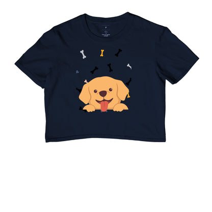 Cropped Cute - Dog Caramelo