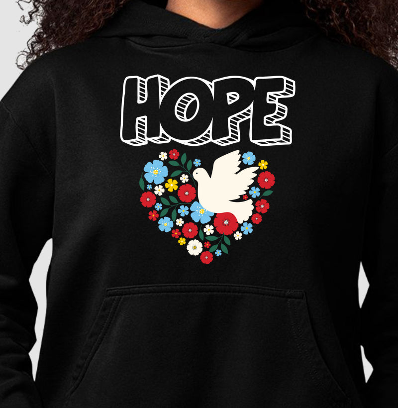 Moletom Hoodie - Hope and Peace