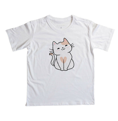 Camiseta Infantil - Gatinha