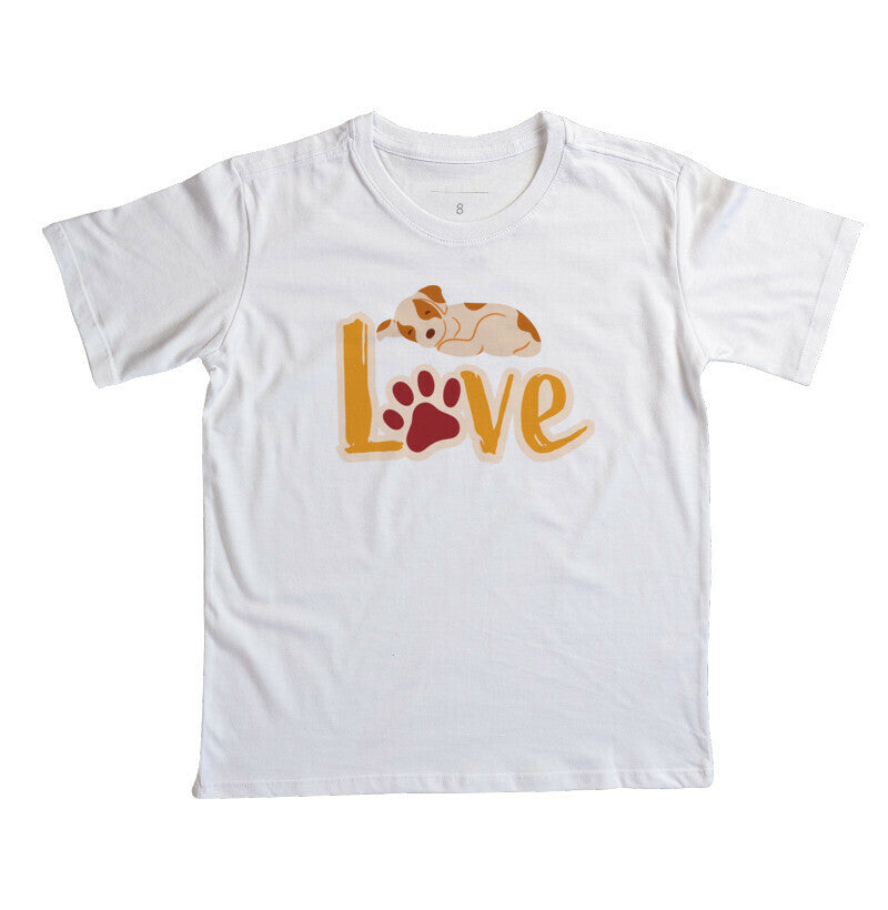 Camiseta Infantil - Dog Love