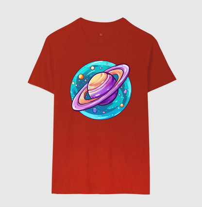 Camiseta - Saturno Colorido