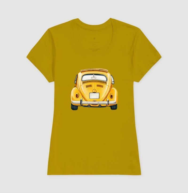 Baby Look - Fusca Amarelo