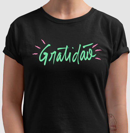 Camiseta - Gratidão Verde