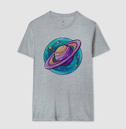 Camiseta - Saturno Colorido