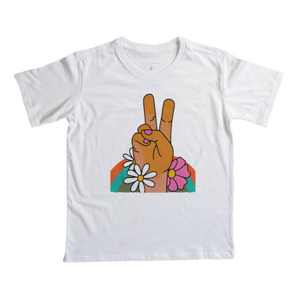 Camiseta Infantil - Peace and Love