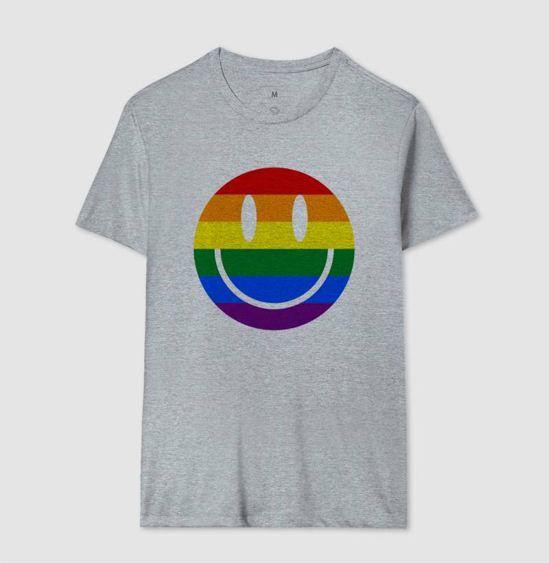 Camiseta - Emoji Smile Diversidade