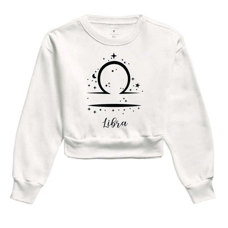 Moletom Cropped - Libra