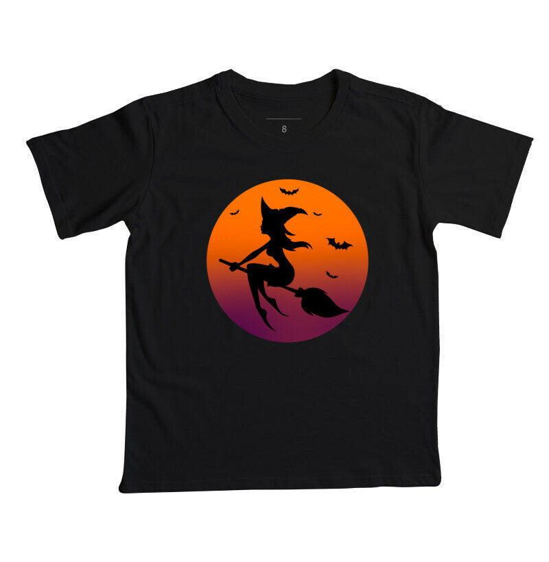 Camiseta Infantil - Bruxa Voadora