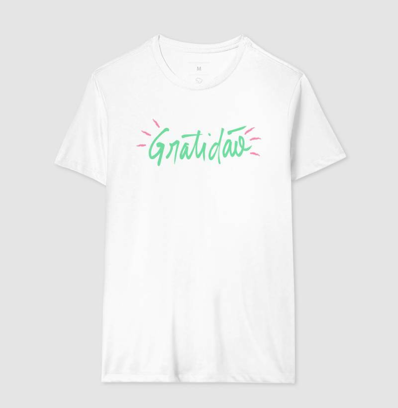 Camiseta - Gratidão Verde