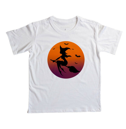 Camiseta Infantil - Bruxa Voadora