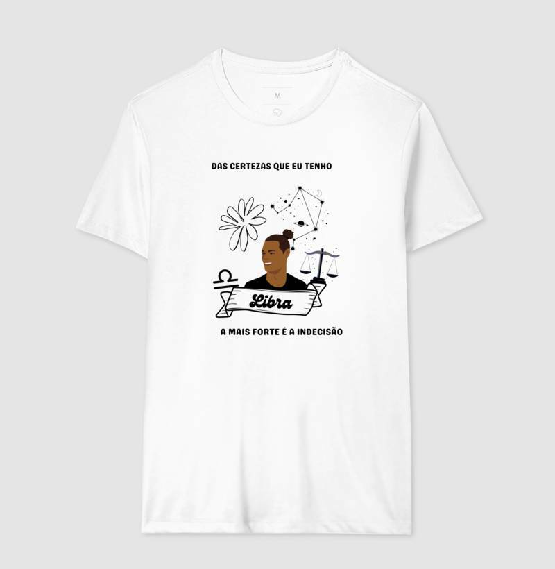 Camiseta - Libra Indecisão Homem