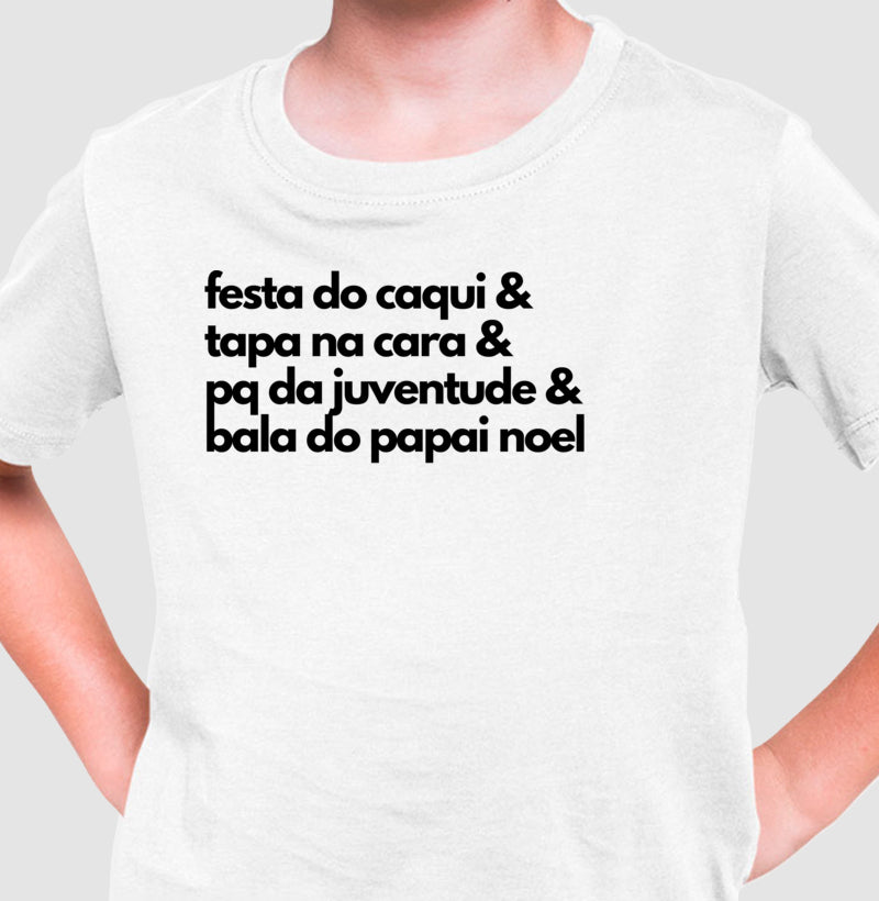 Camiseta Infantil - Festa do Caqui