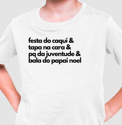 Camiseta Infantil - Festa do Caqui