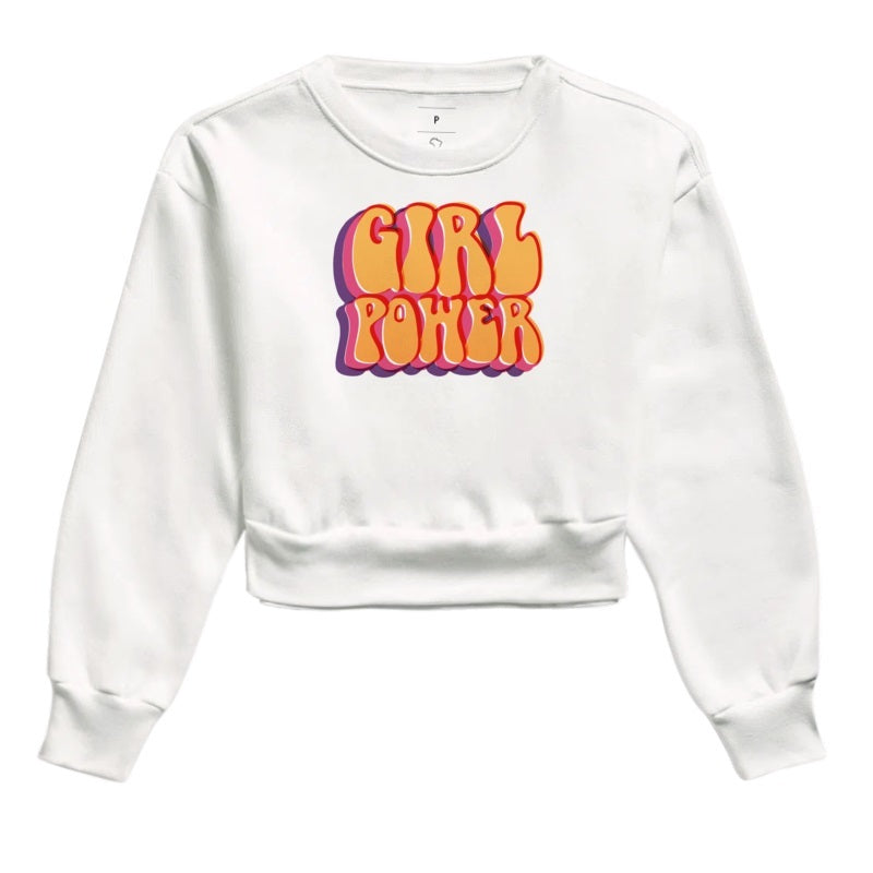 Moletom Cropped - Girl Power Fernanda