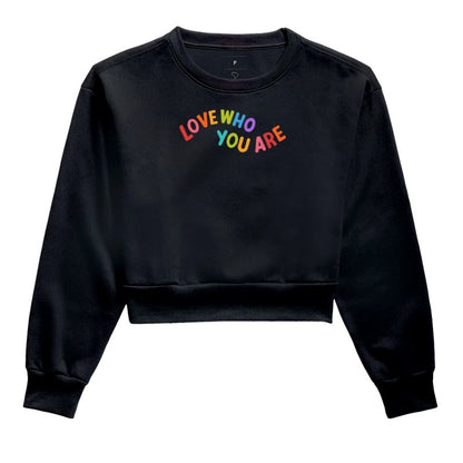 Moletom Cropped - Love Who You Are