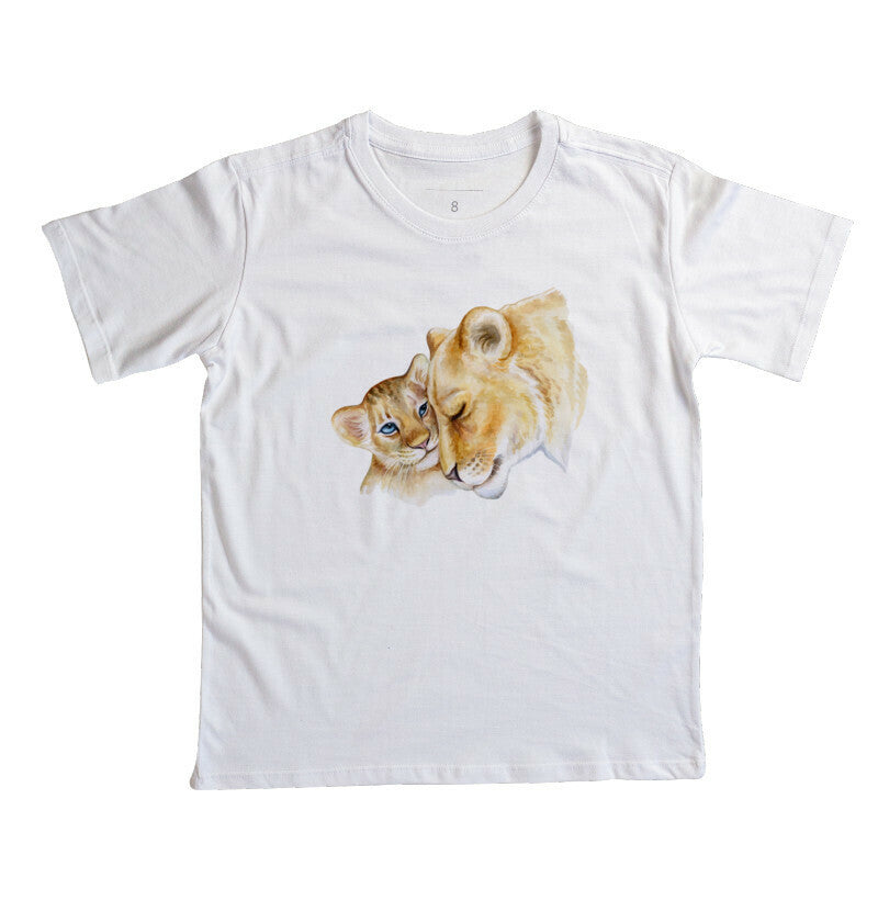 Camiseta Infantil - Mãe Leoa