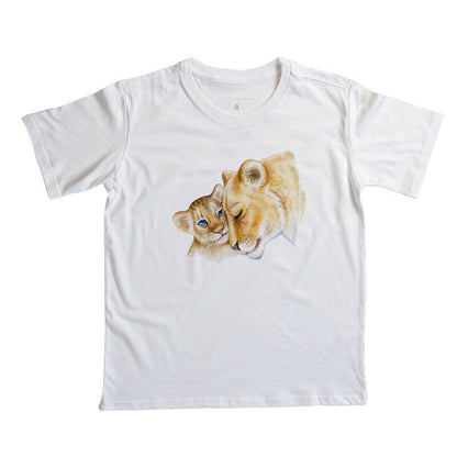 Camiseta Infantil - Mãe Leoa