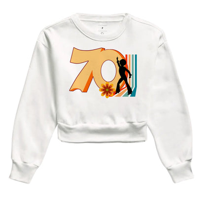 Moletom Cropped - 70's