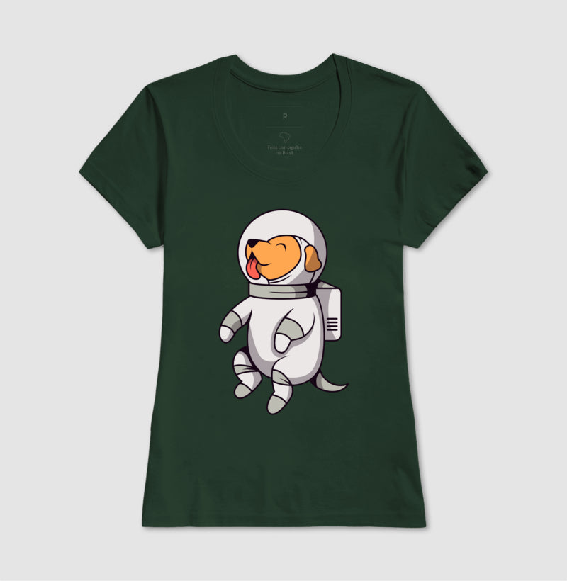 Baby Look - Cachorro Astronauta
