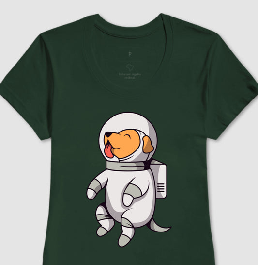 Baby Look - Cachorro Astronauta