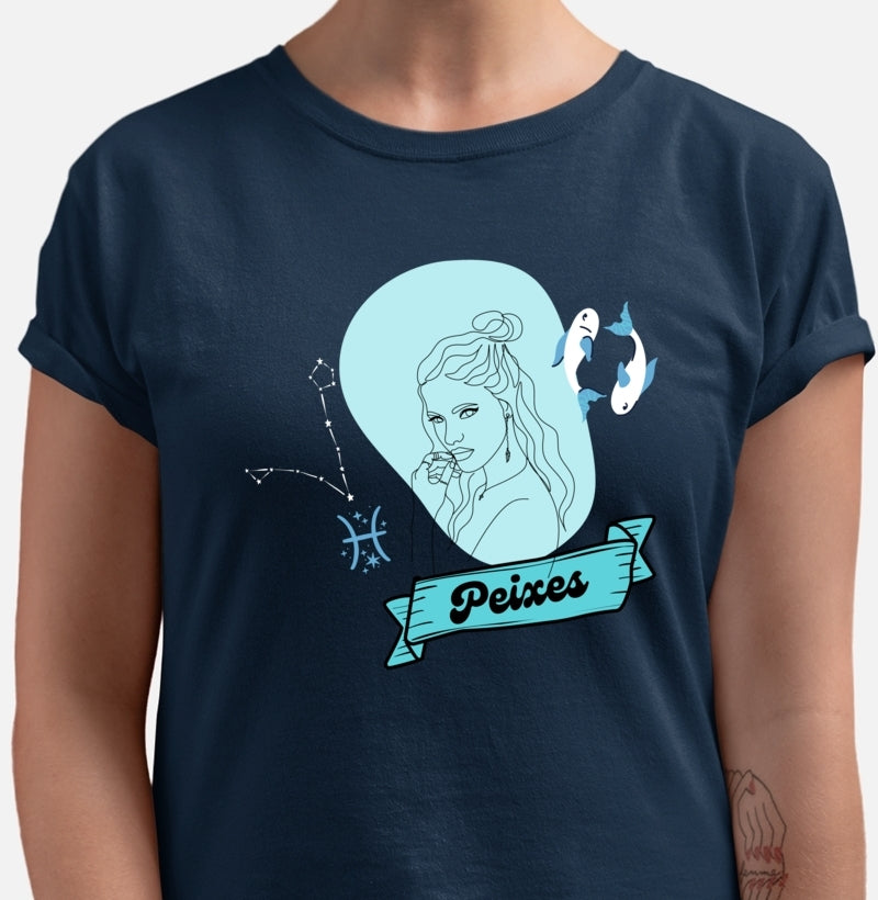 Camiseta - Peixes Mulher