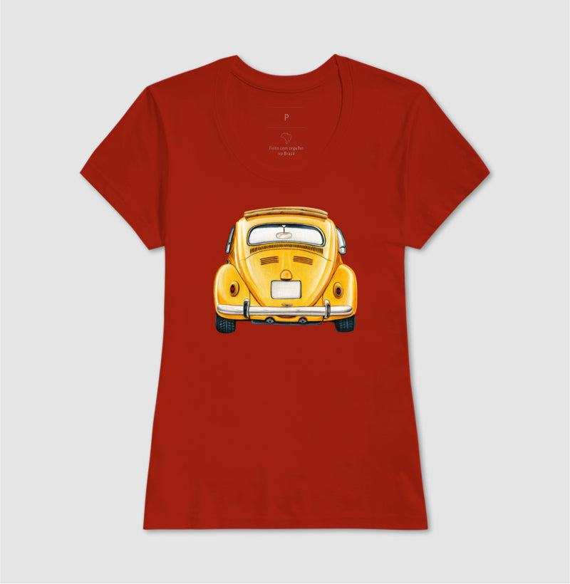 Baby Look - Fusca Amarelo
