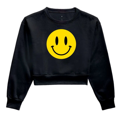 Moletom Cropped - Emoji Smile