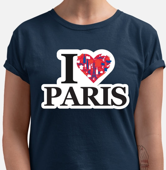 Camiseta - I love Paris