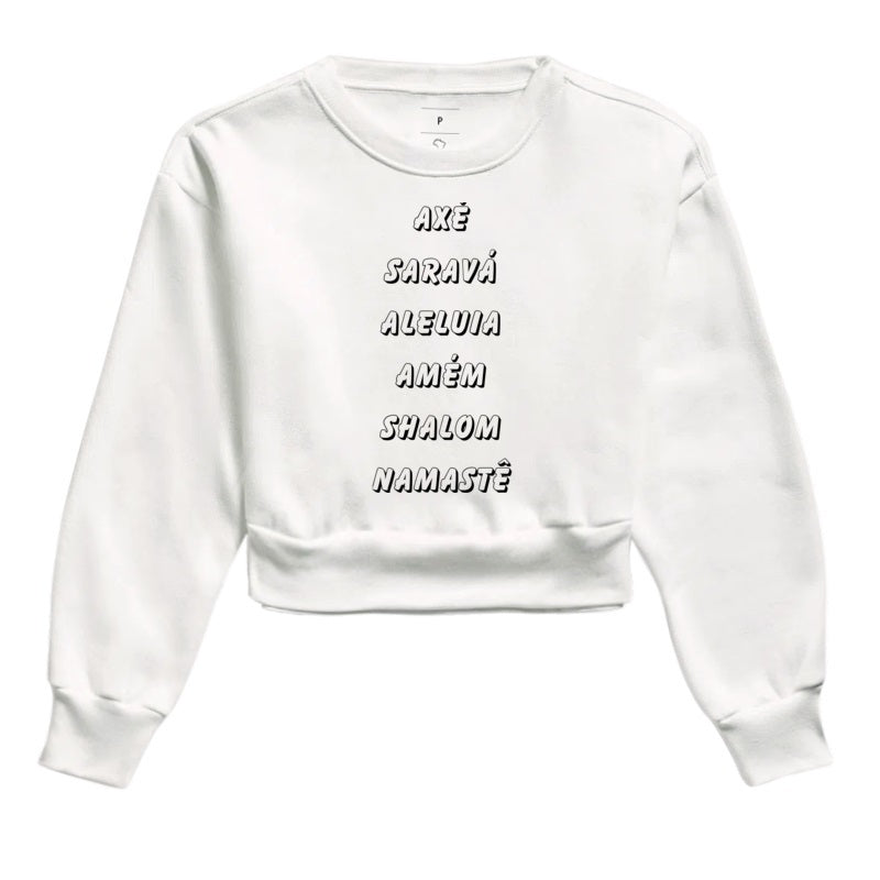 Moletom Cropped - Universalista