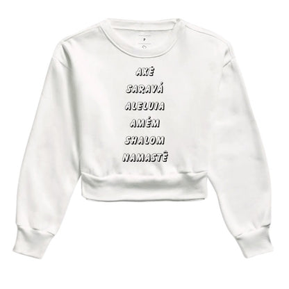 Moletom Cropped - Universalista