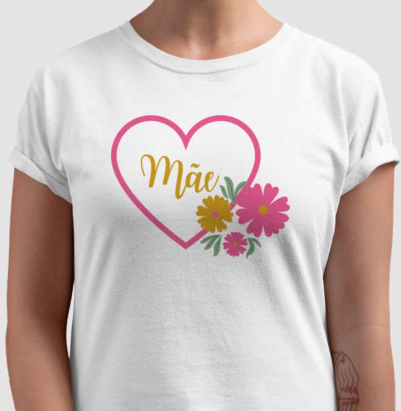 Camiseta - Mãe Coração