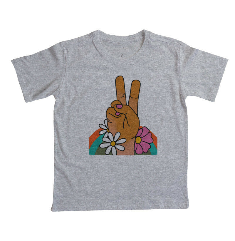 Camiseta Infantil - Peace and Love