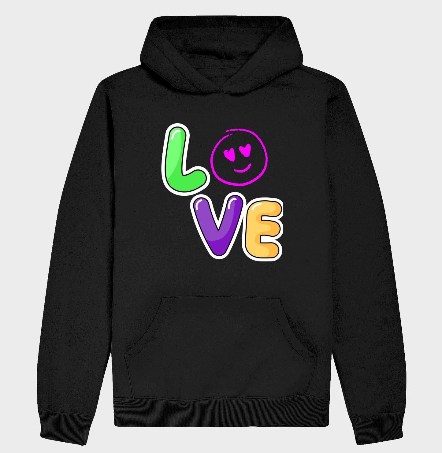 Moletom Hoodie - Love Emoji